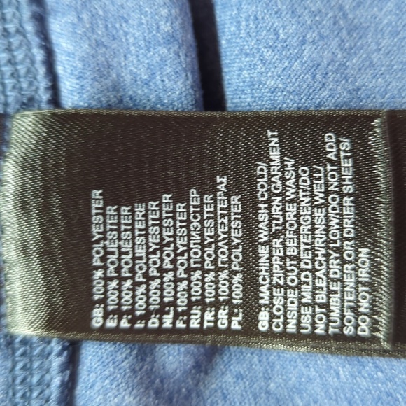 The North Face Pull On Athletic Jogging Pants MEDIUM Blue Pockets - Picture 3 of 16